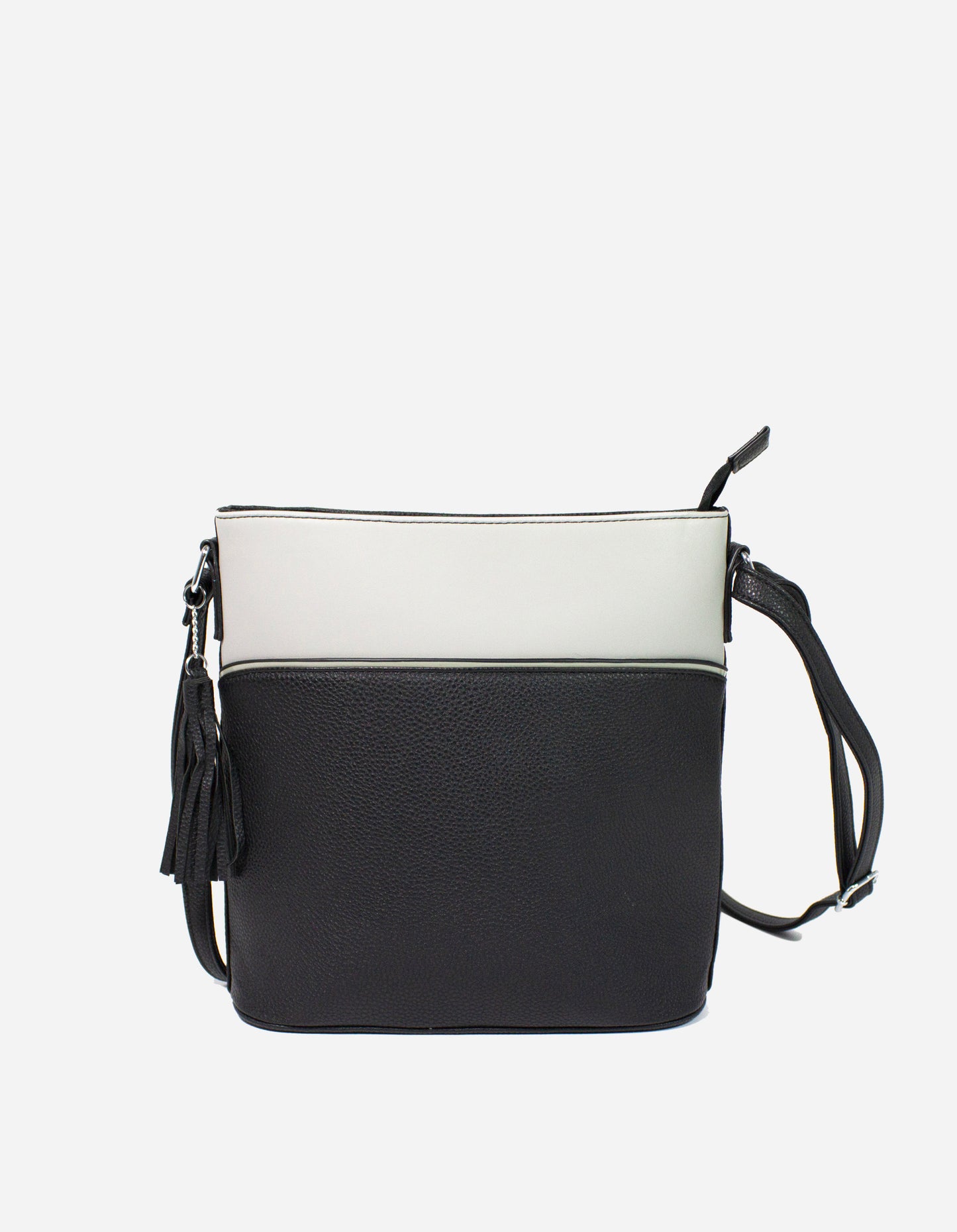 Borsa a tracolla bicolore