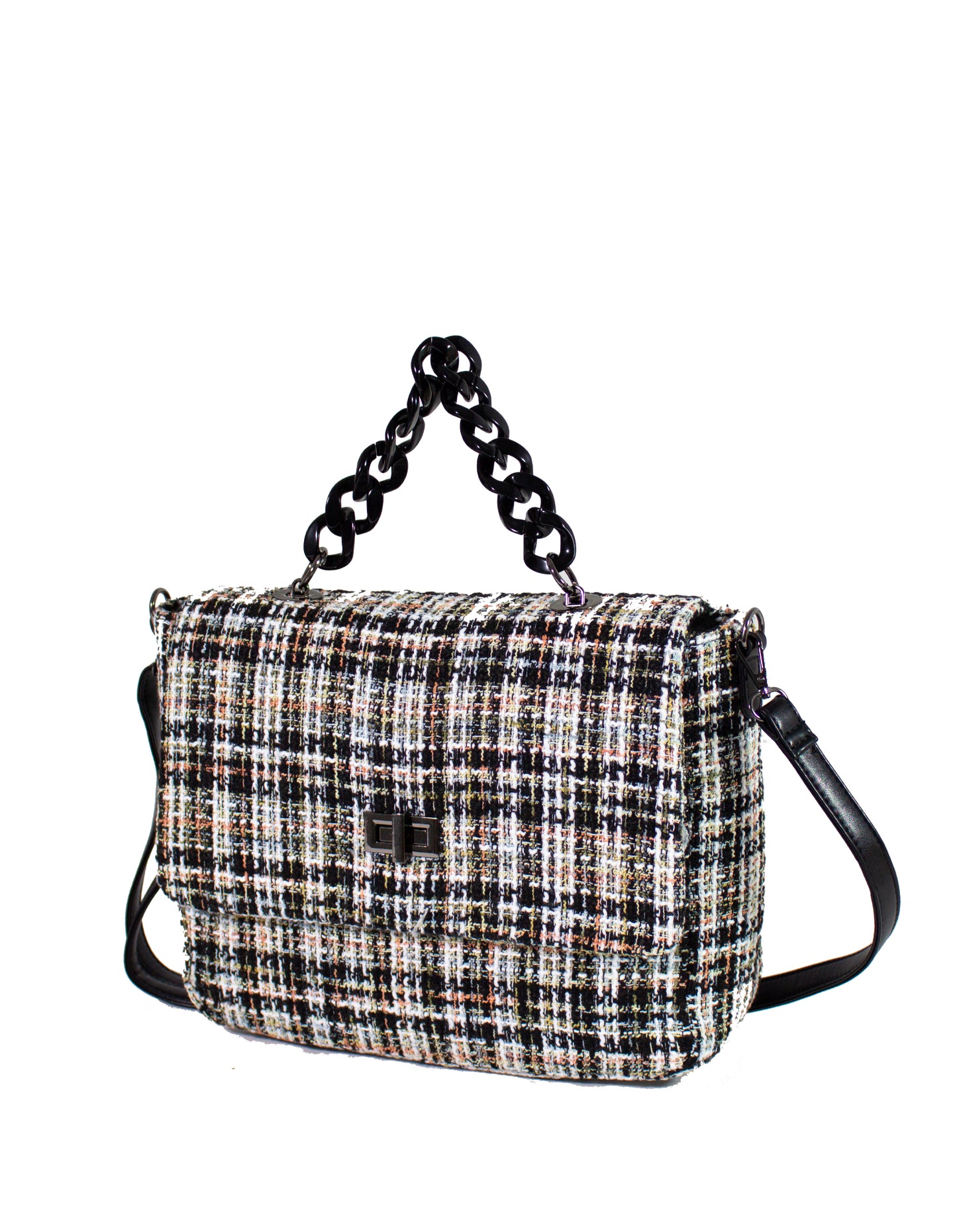 BORSA A MANO TARTAN chiusura switch - BR76805