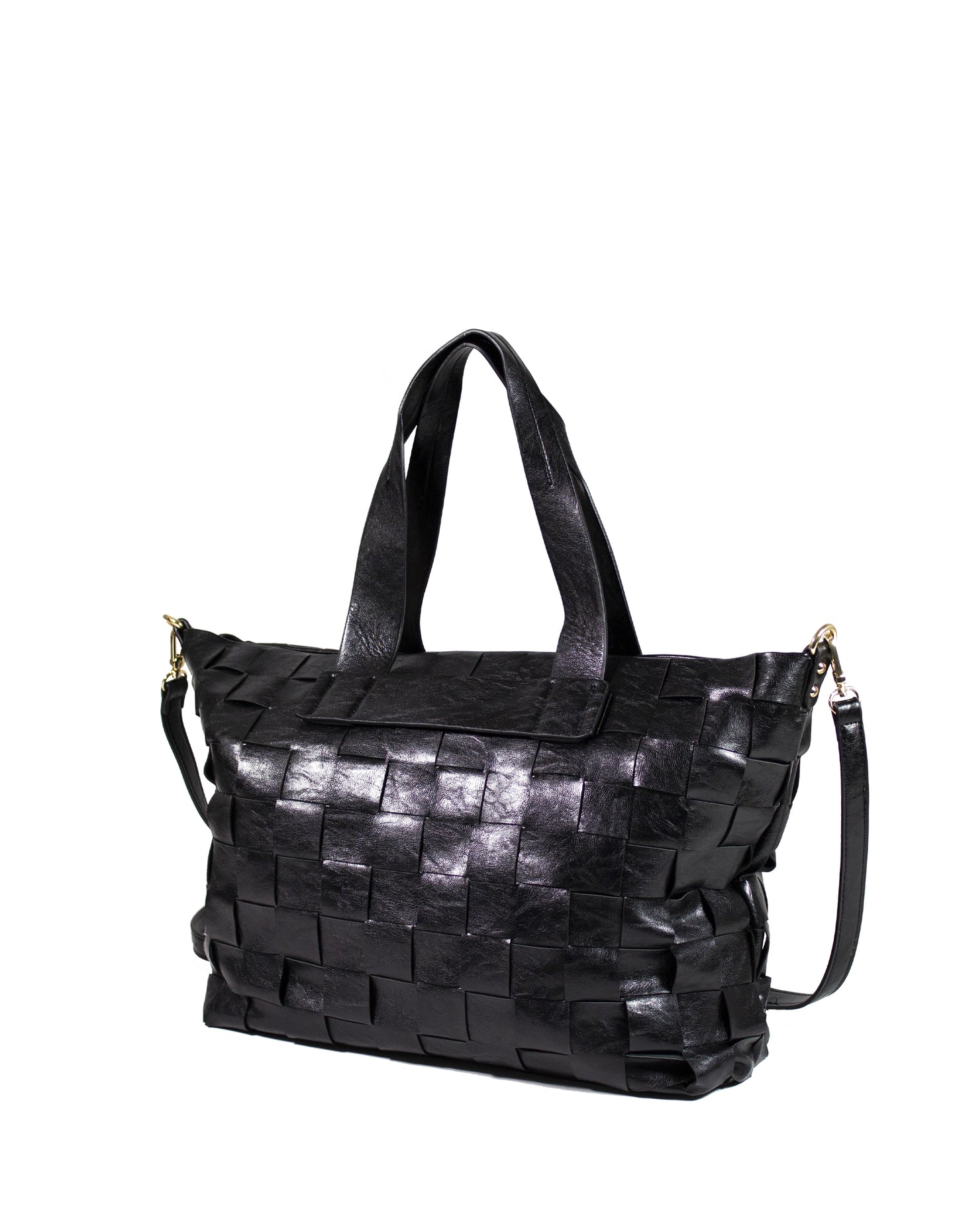 Shopping bag intrecciata