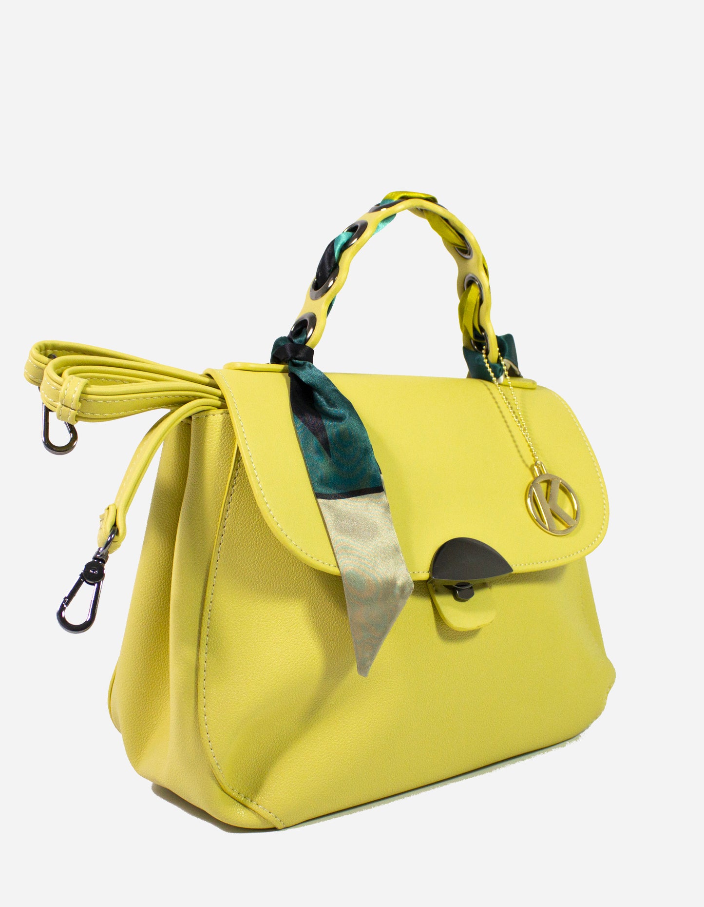 Borsa con manico foulard
