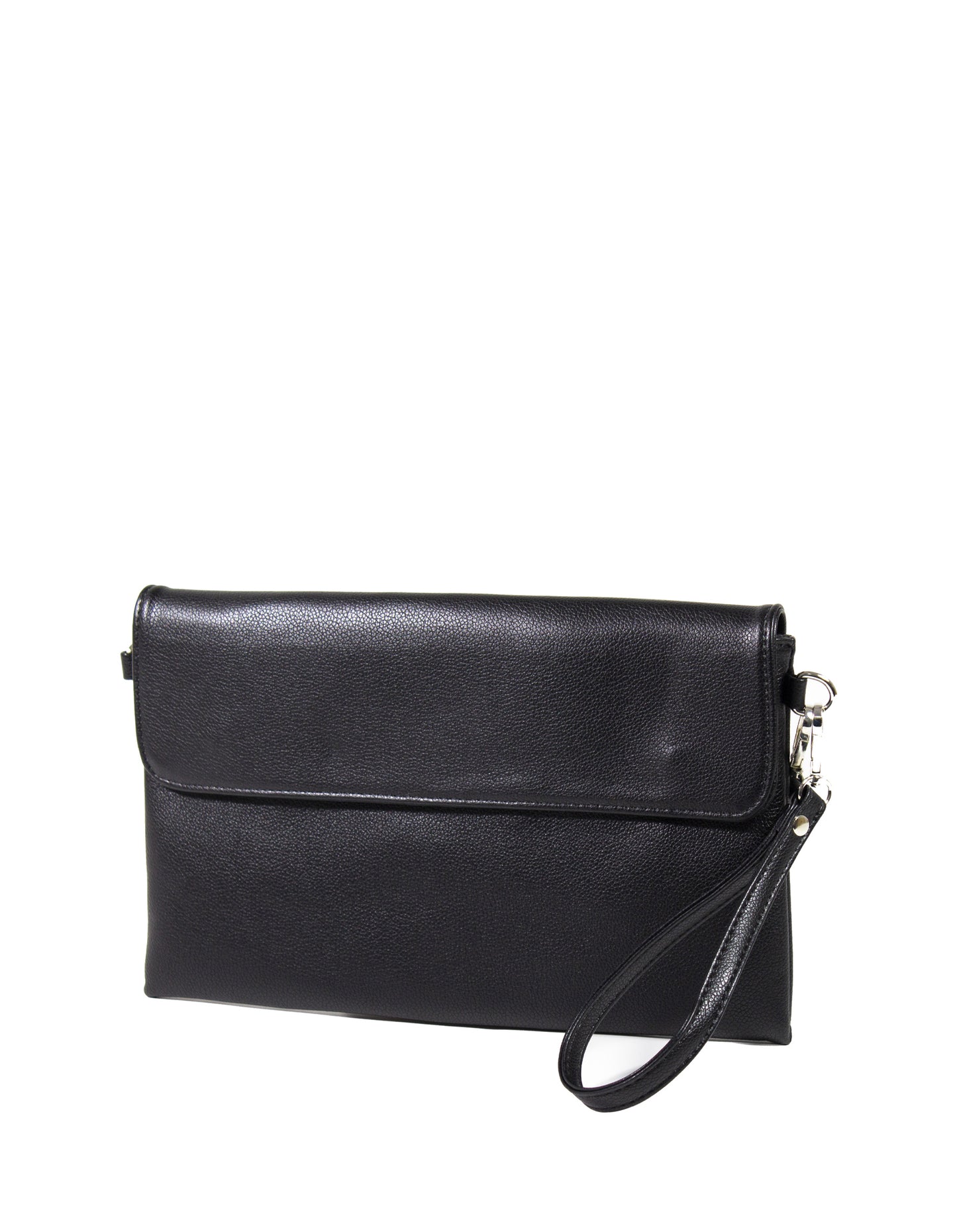 Bustina clutch con bottone magnetico