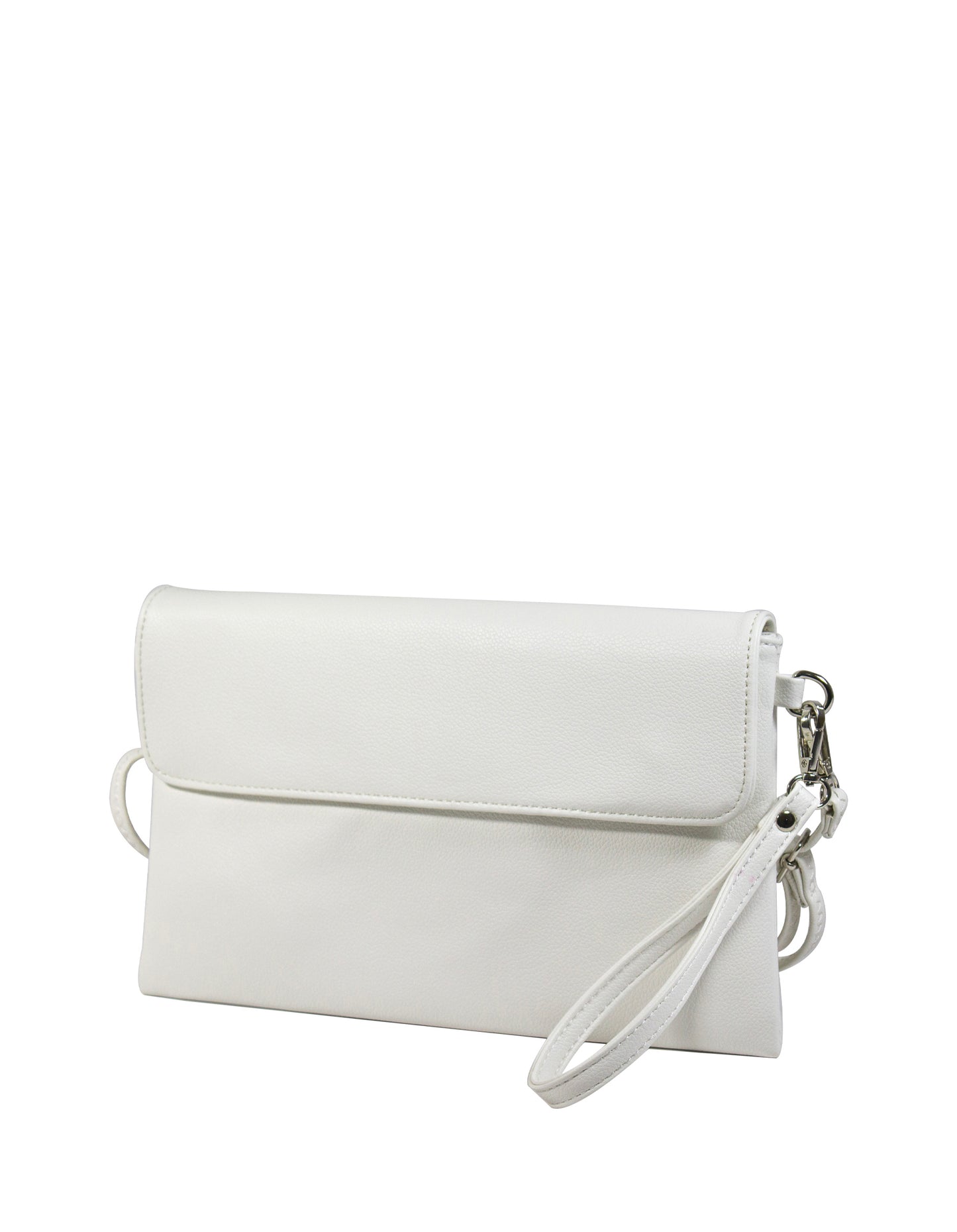 Bustina clutch con bottone magnetico