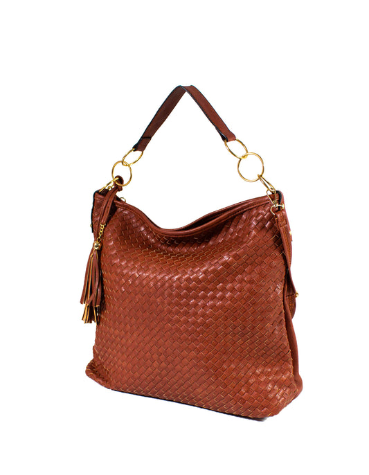 BORSA A MANO TRAMA INTRECCIATA - 301