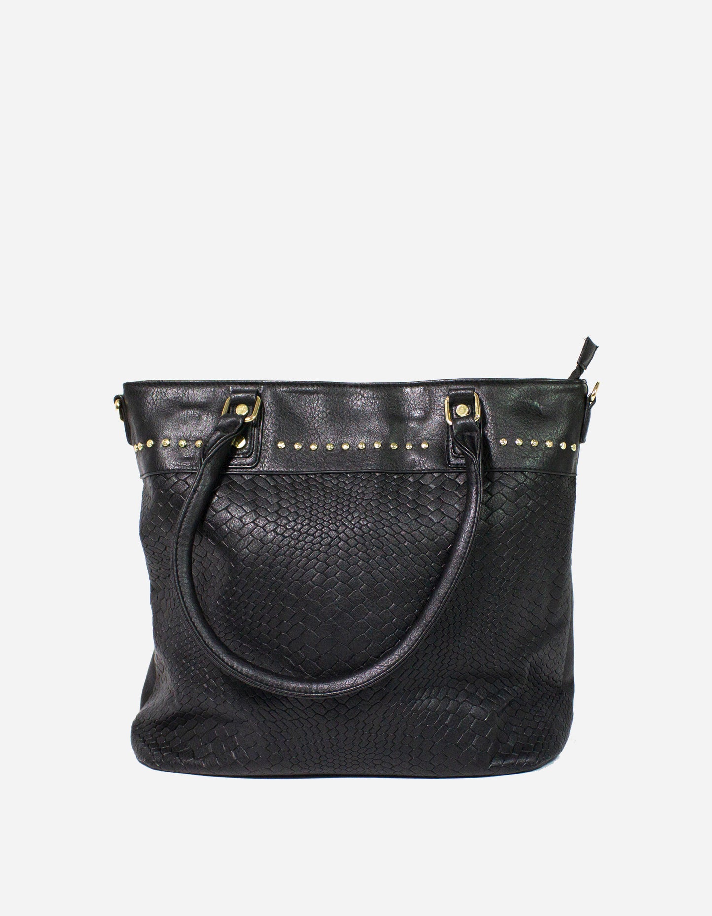 Shopping bag effetto croc