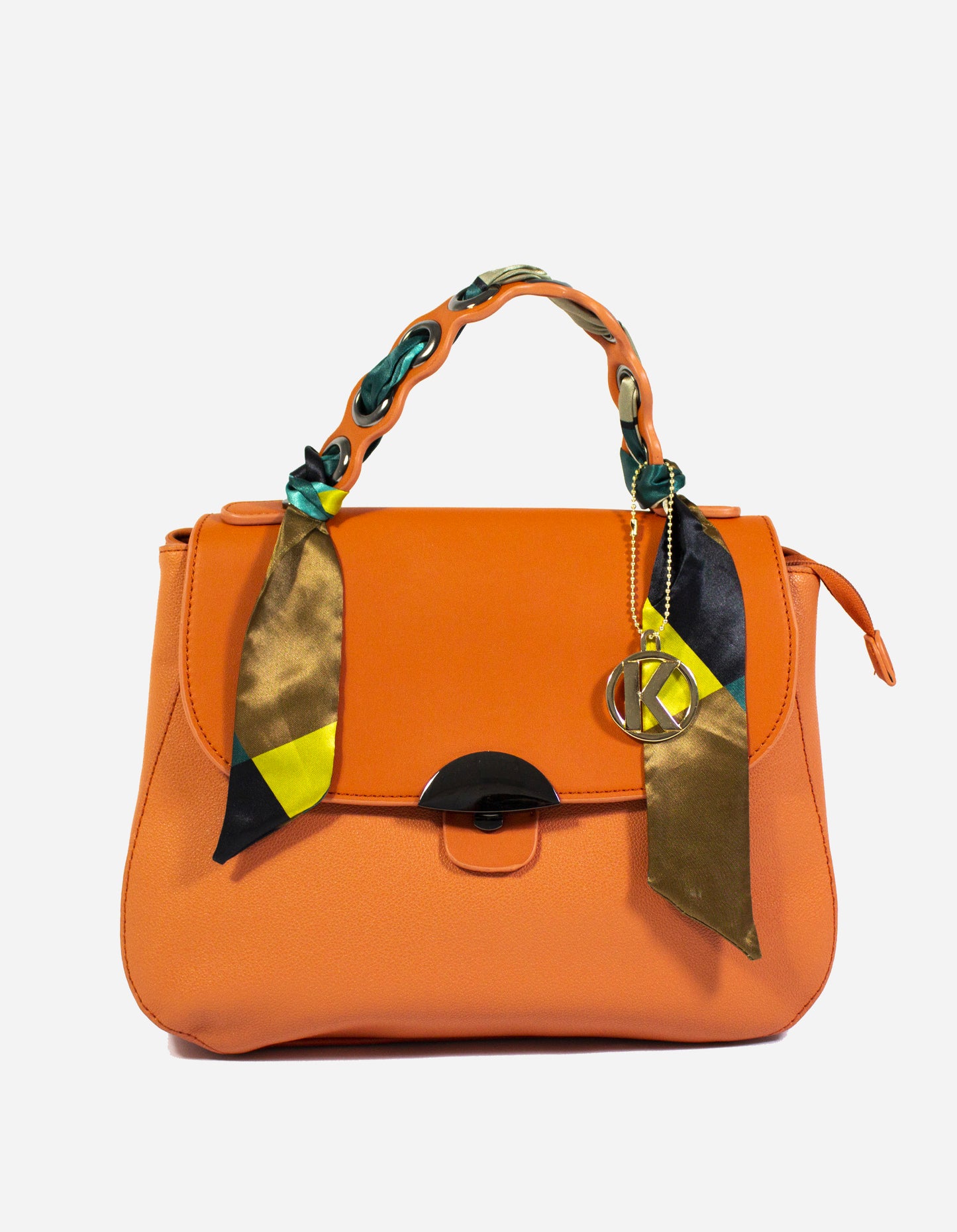 Borsa con manico foulard
