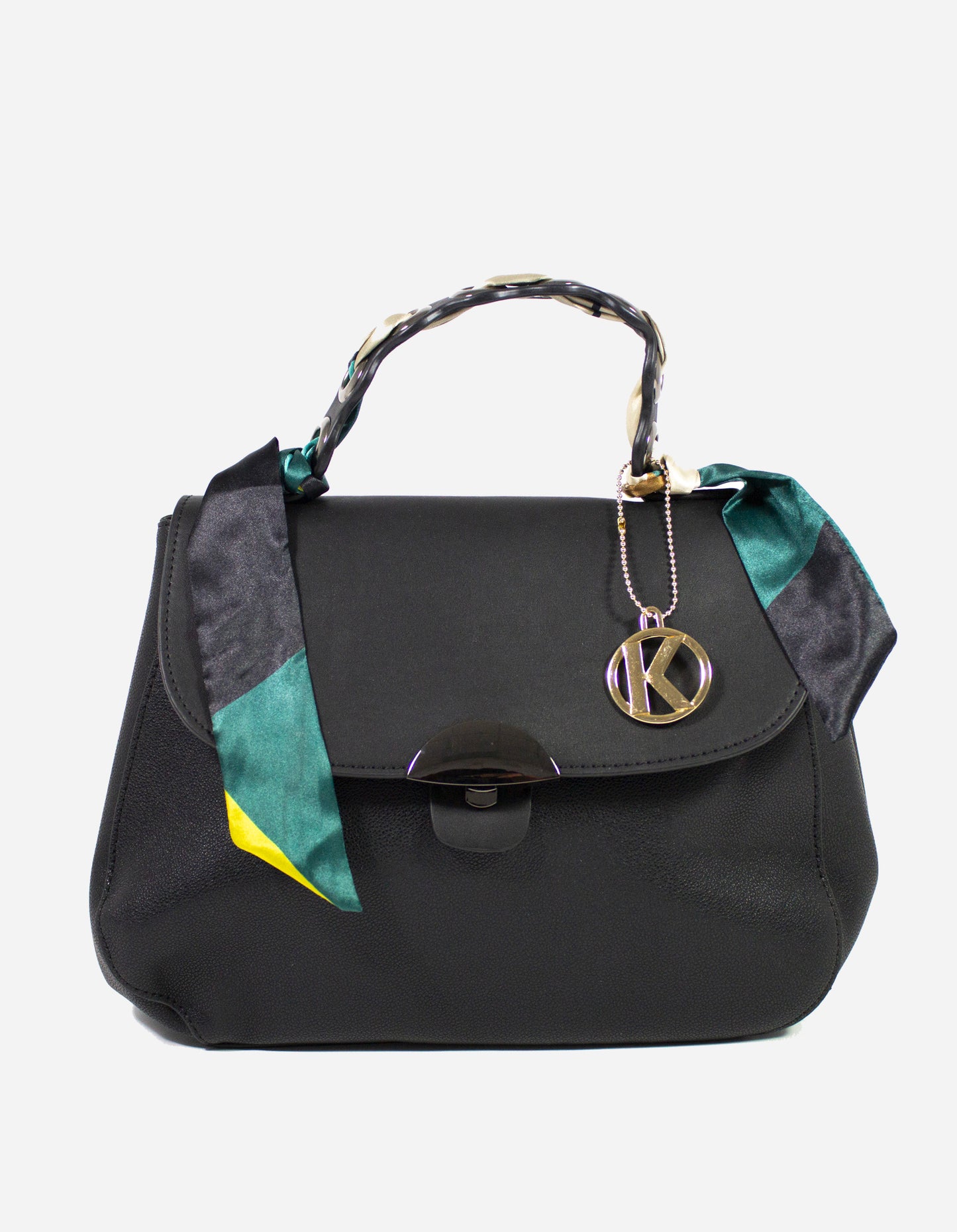 Borsa con manico foulard