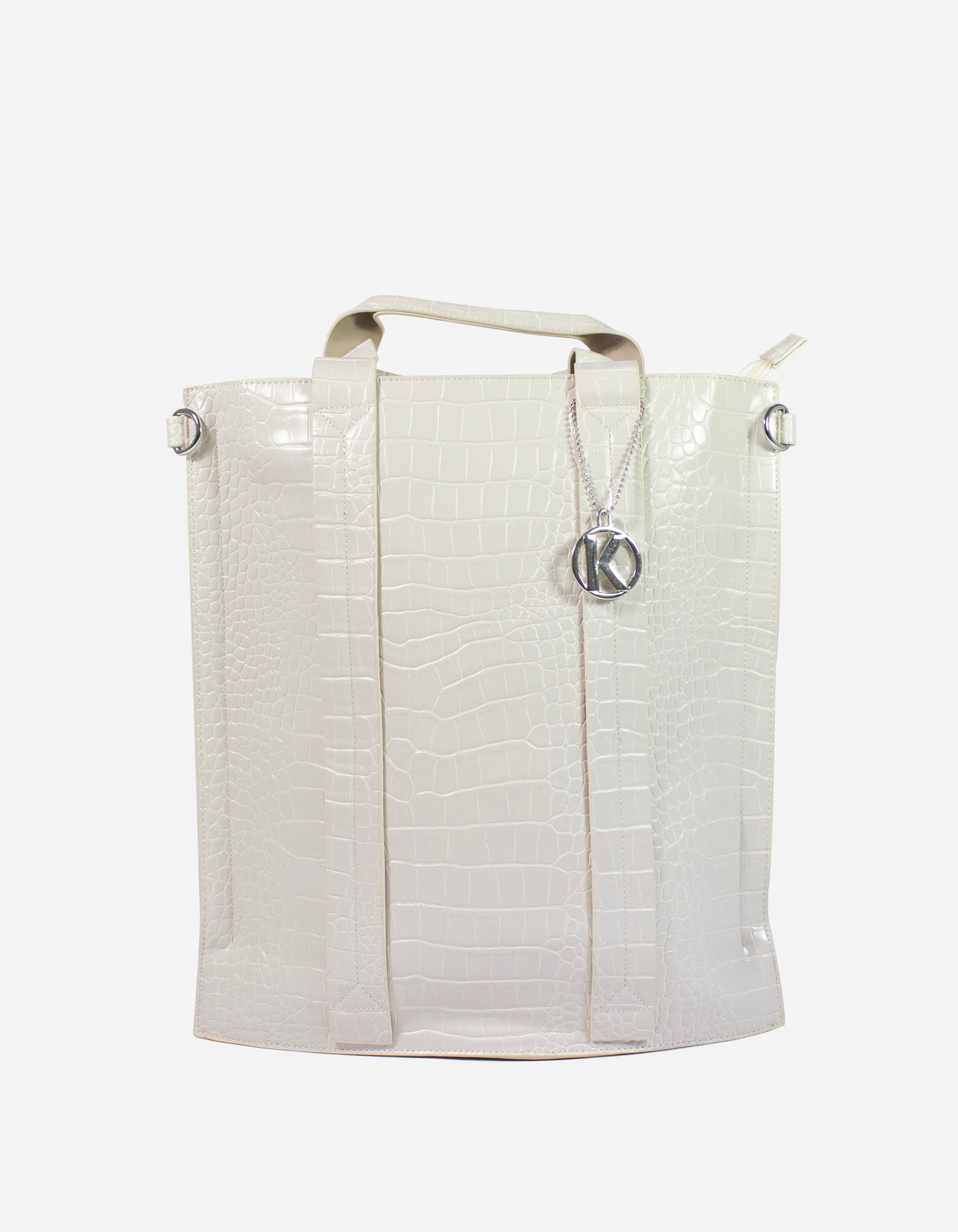 Shopping bag effetto croc