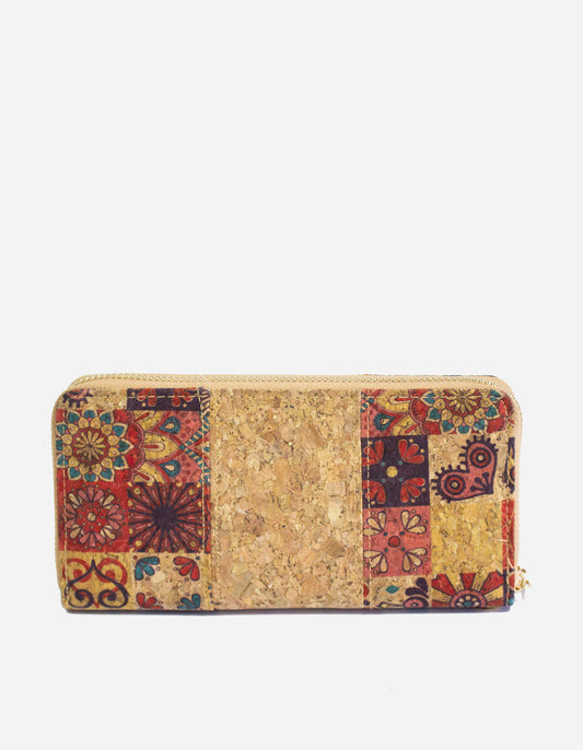 Portafoglio sughero multicolor
