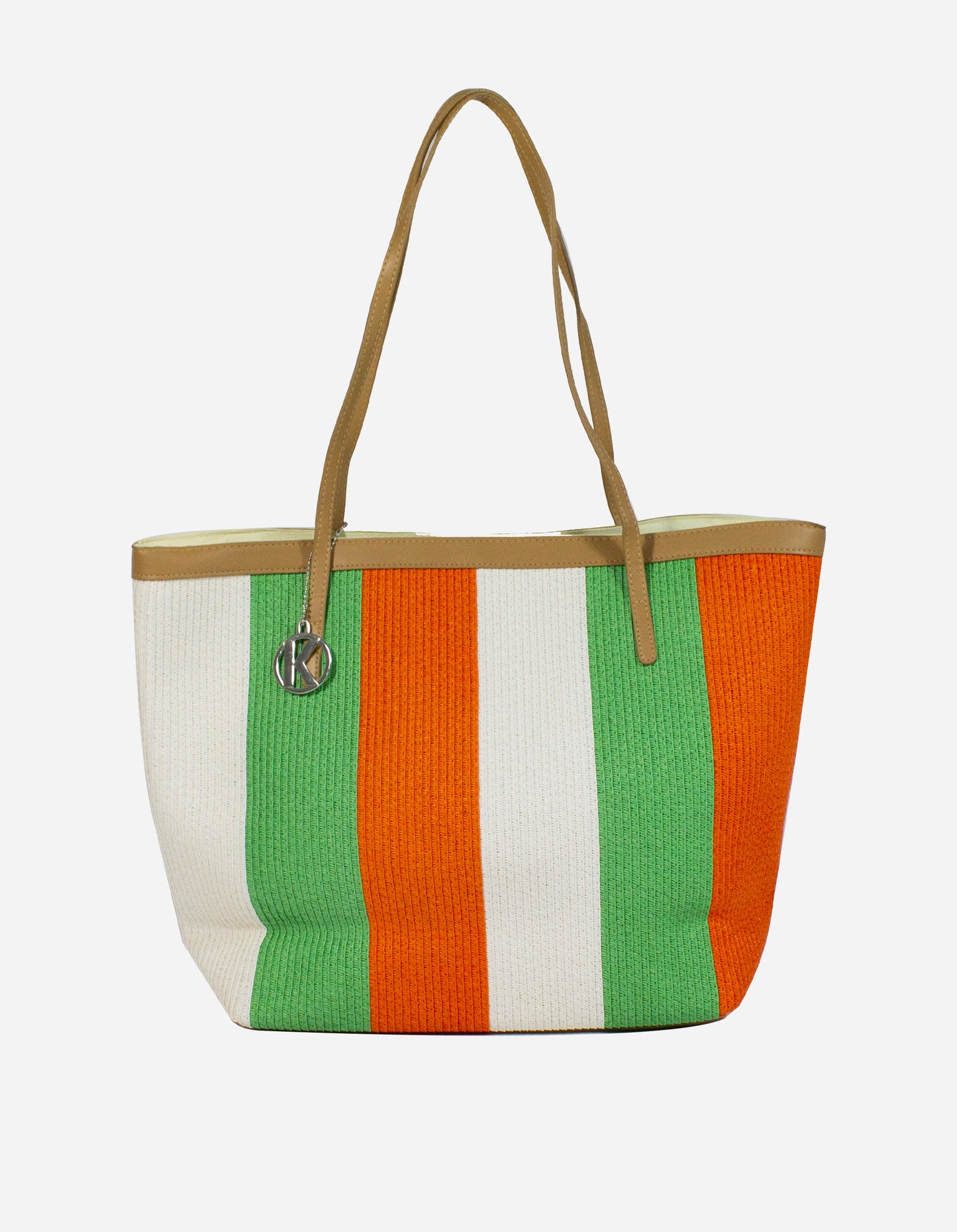 Coordinato borsa e cappello paglia multicolor - MALIBU