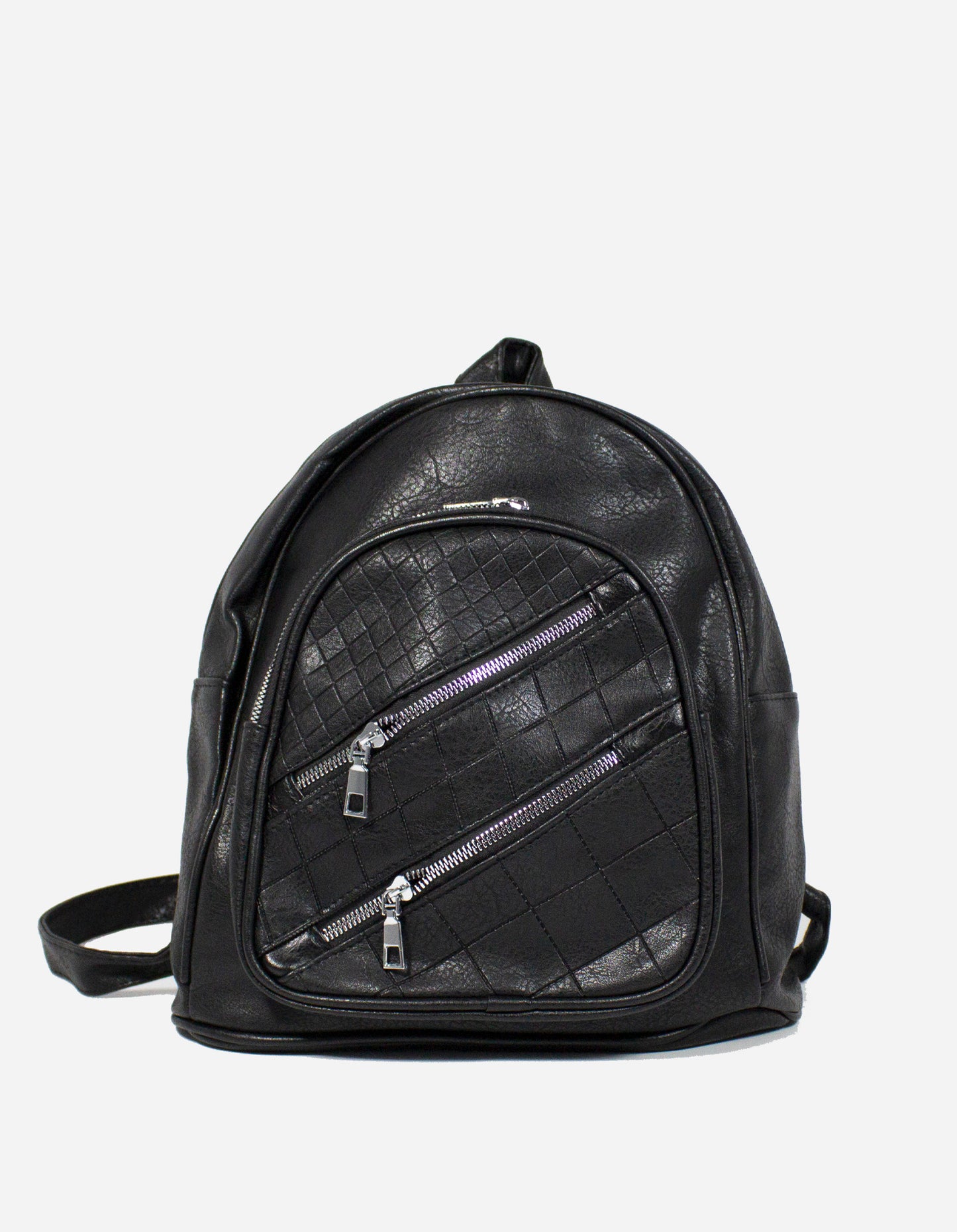 Zaino zip trasversali e tasca frontale - Z031