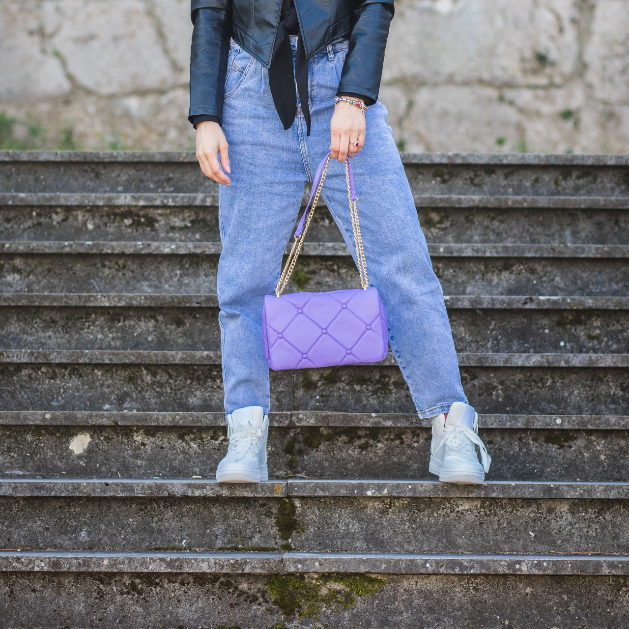 Minibag matelassè e tracolla